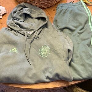 Adidas Mint Green Tracksuit with Logo